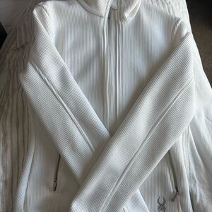 Spyder White Core zip up  with Logo